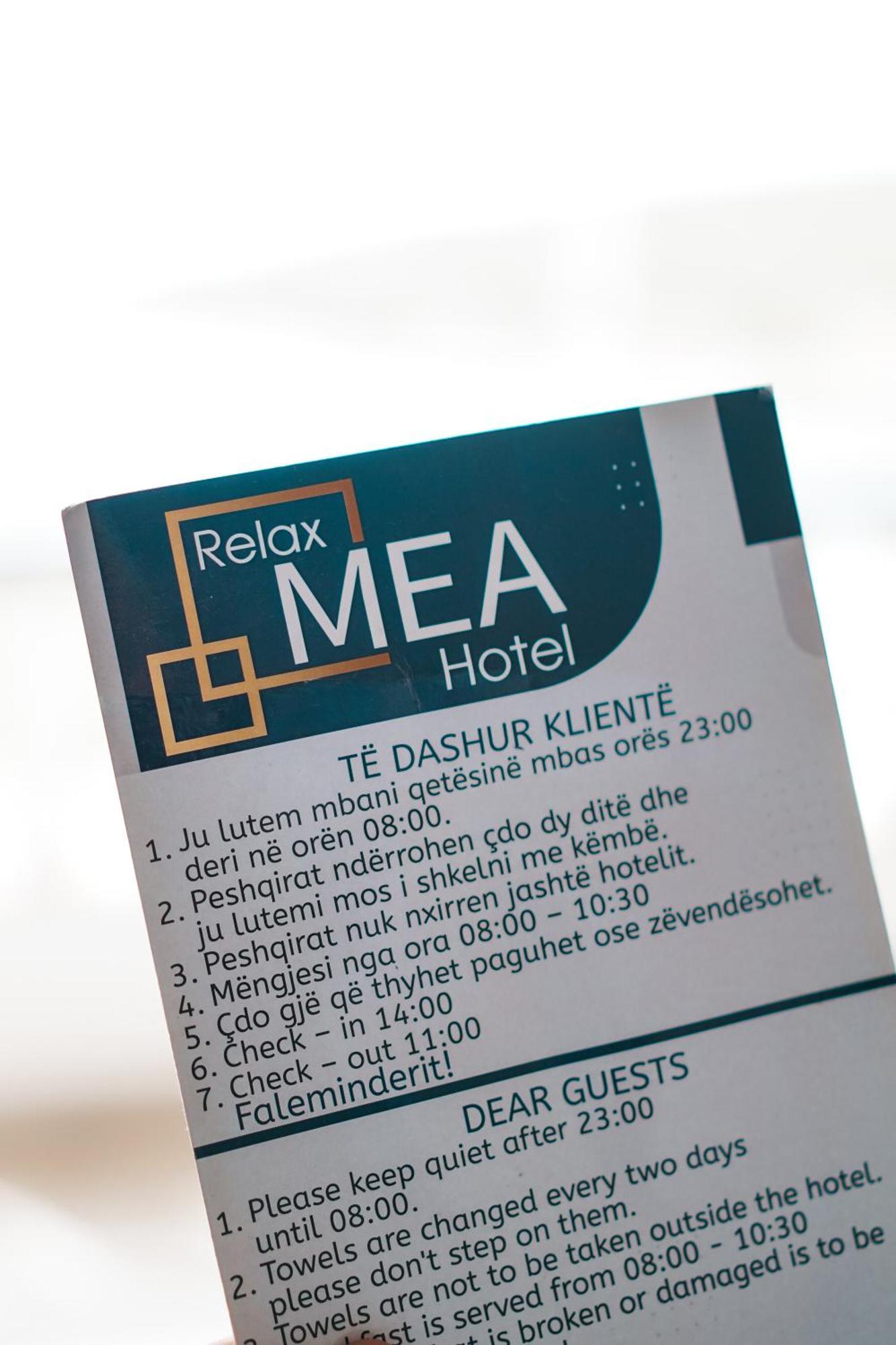 Relax Mea Hotel Sarande Bagian luar foto